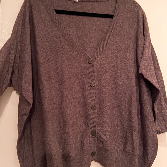 BCBG Generation Flowy Oversized Lightweight Cardigan Sweater - Picture 9 of 14